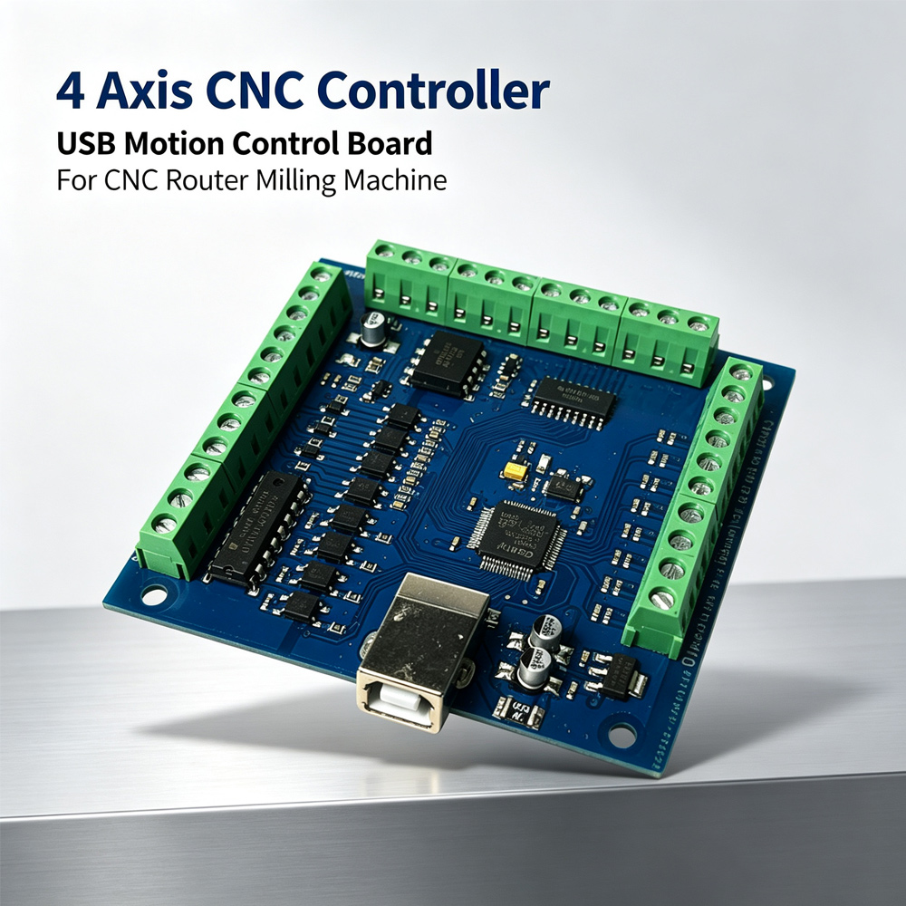CNC Motion Controller Card MAC - Mach3 Usb Cnc Controller 4 Axis 100Khz review and price