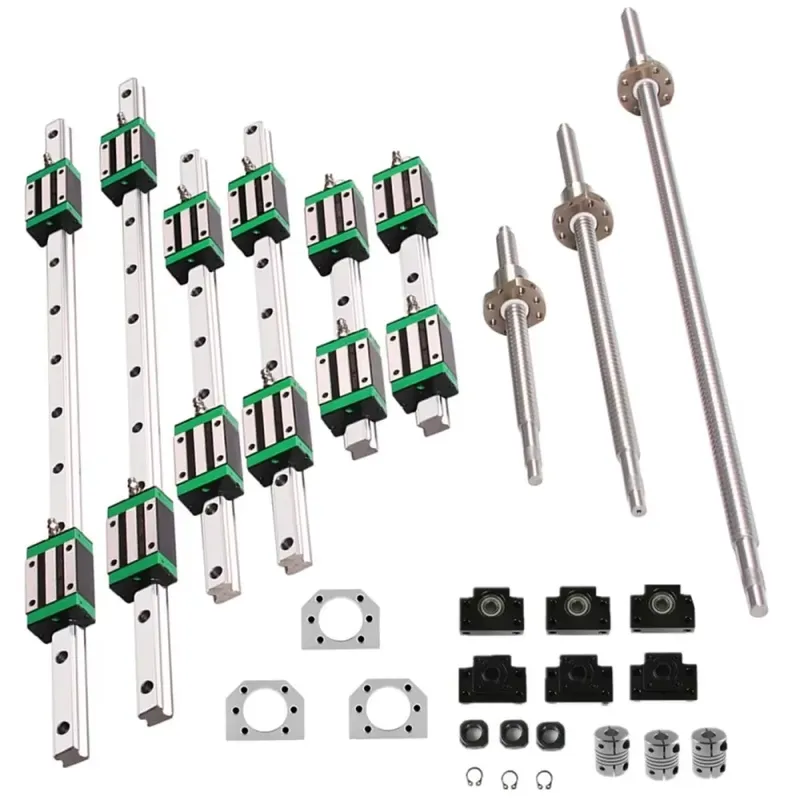 6 Sets HGR20 Linear Guide Rail - Hgr20 Linear Guide Rail Ballscrew Set review and price