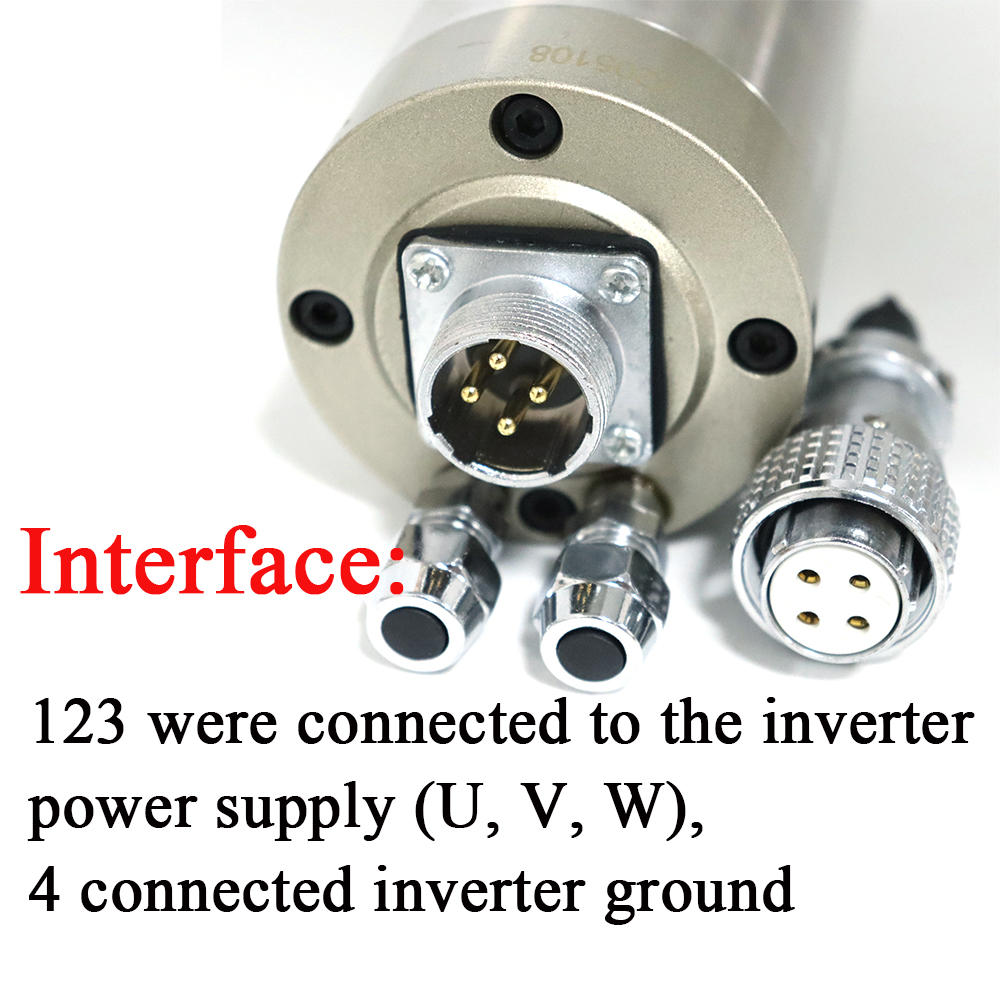 Waterproof Water Cooled CNC sp - 2.2Kw Water Cooled Spindle Kit Vfd review and price